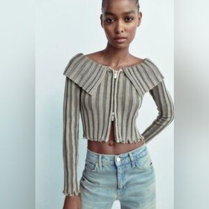 Zara off shoulder sweater